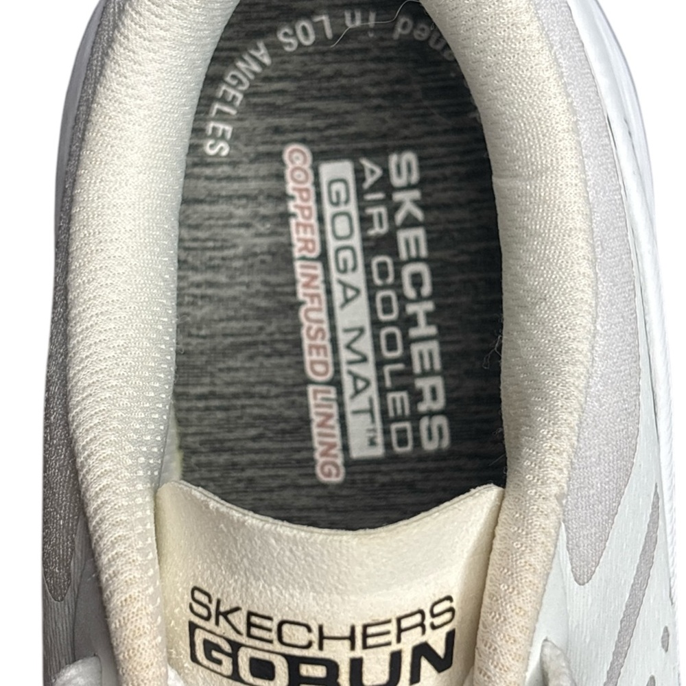 Skechers White Go Run Sneakers - Picture 2 of 11